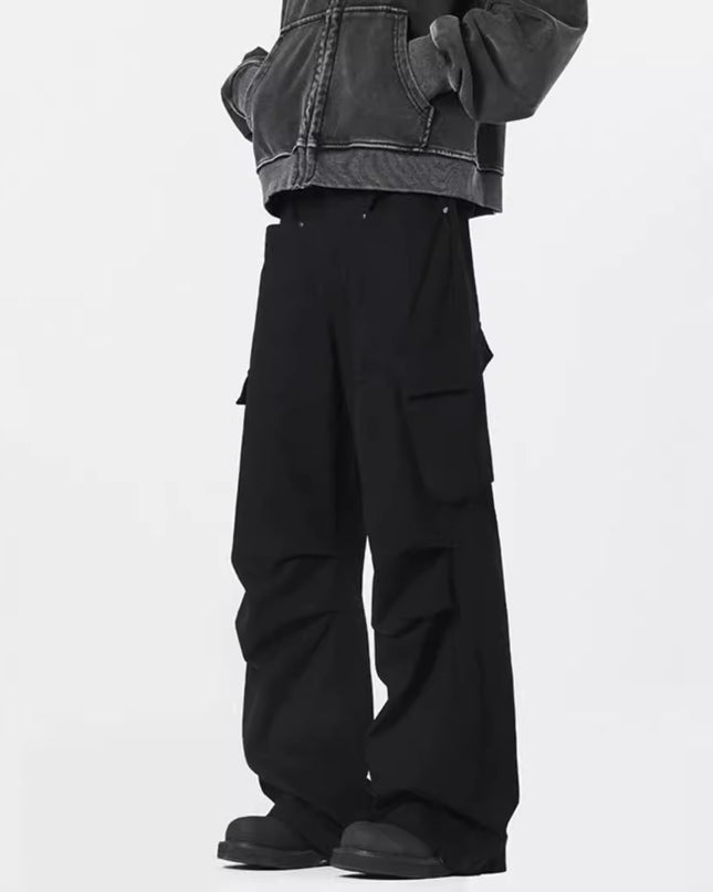 YHP Retro High Street Fashion Trendy Trousers Men's Casual Pants