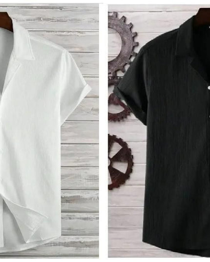 Men's Ice Silk Quick-Drying Shirt Combo of 2