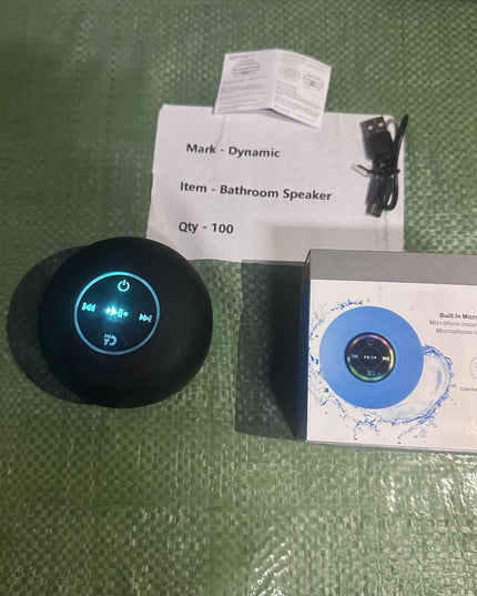 Large Suction Cup Waterproof Bluetooth Speaker