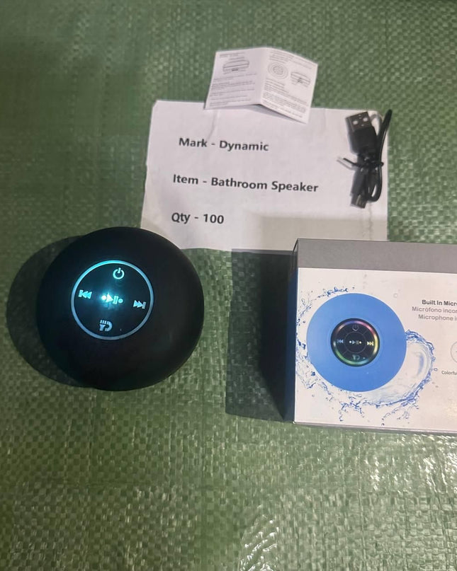 Large Suction Cup Waterproof Bluetooth Speaker