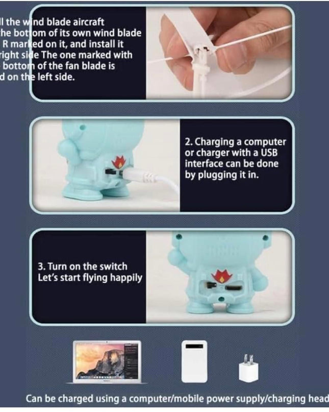 Flying Spaceman Toy For Kids
