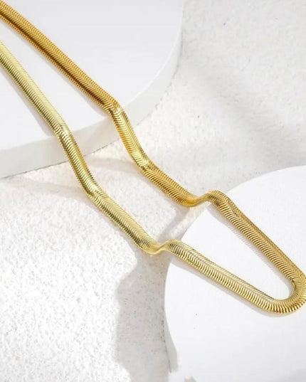 Men's Golden Snake Chain