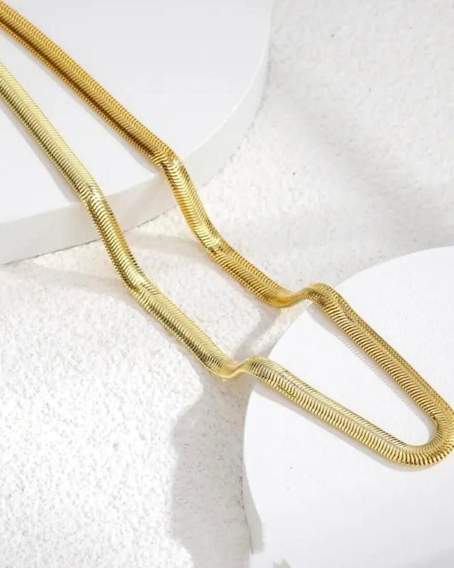 Men's Golden Snake Chain