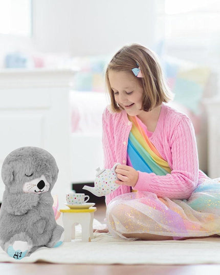 Breathing Teddy Bear with Soothing Music, Comfort Plush