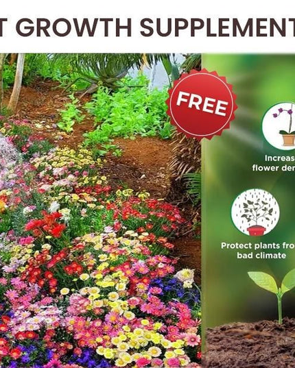 Buy Varieties of Flower Seeds (Pack of 100) And Get Plant Growth Supplement Free