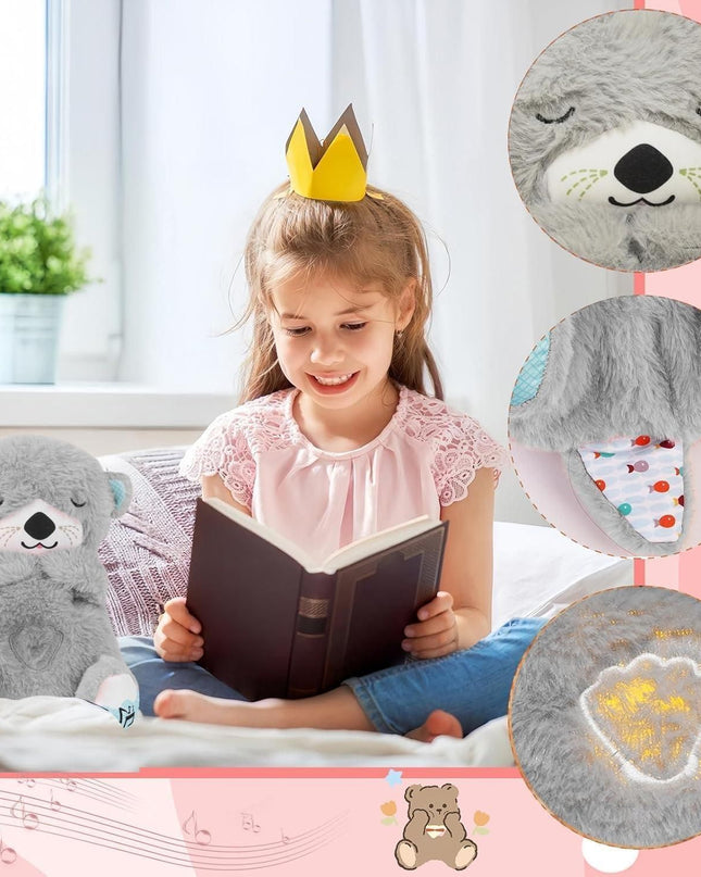 Breathing Teddy Bear with Soothing Music, Comfort Plush