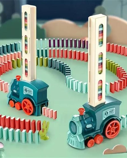 Train Toy Domino Set for Kids BPA Free Plastic with Sound Effects