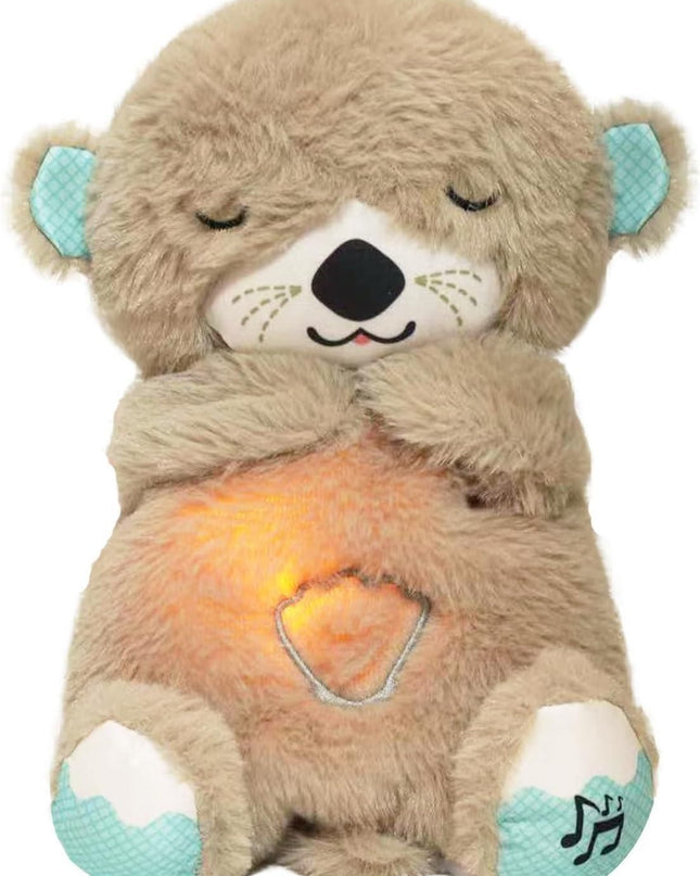 Breathing Teddy Bear with Soothing Music, Comfort Plush