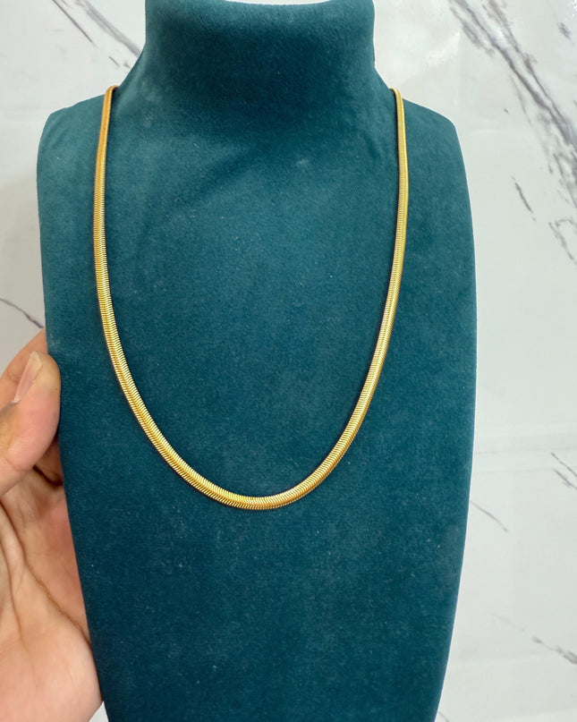 Men's Golden Snake Chain