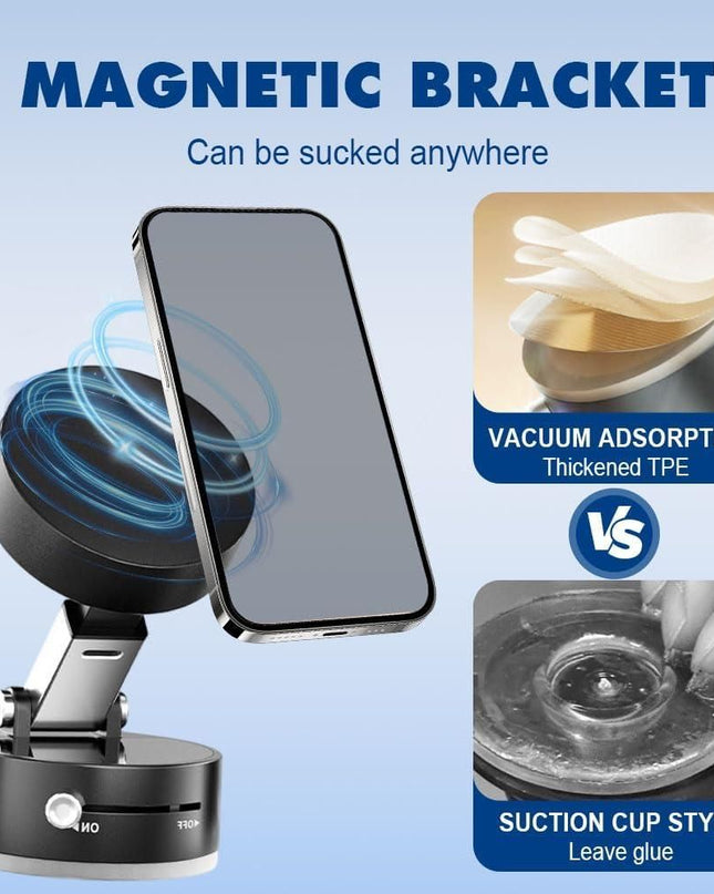 Vacuum Magnetic Suction Phone Holder