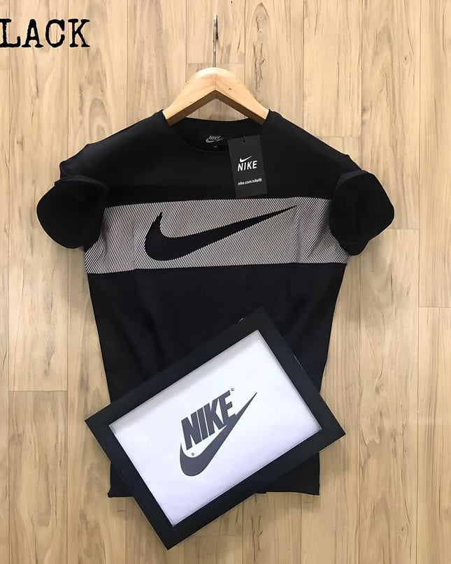 Nike Black Half Sleeves T-Shirt
