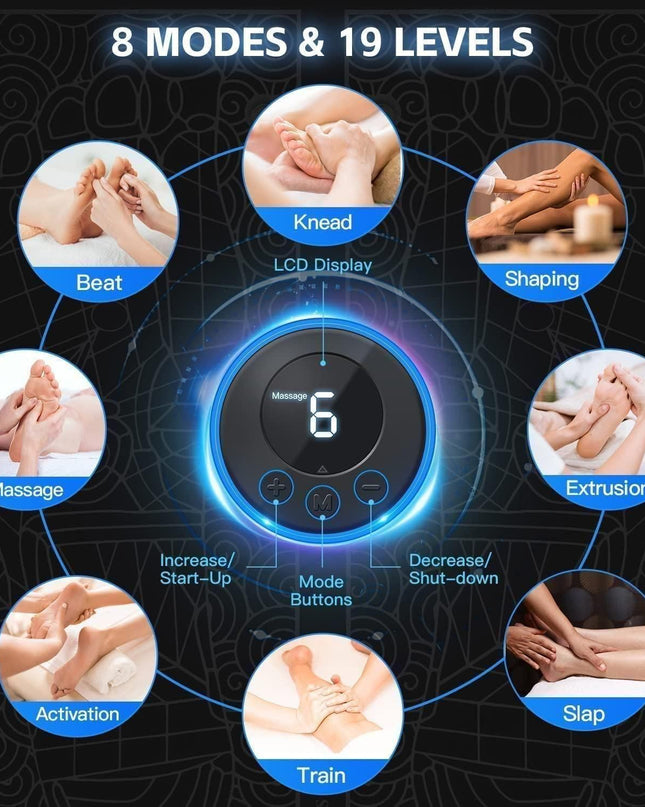 Vibrating Bubble Electric Ems Foot Massager Pad