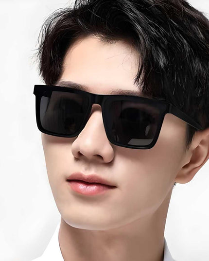 Polarized Retro Square Sunglasses