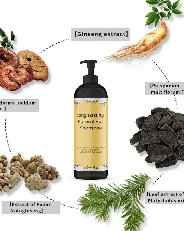 Long Lasting Natural Hair Dye Shampoo 100ML (Pack of 2)