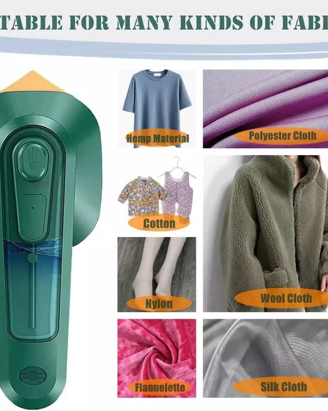 Portable Iron Travel Steamer for Clothes Mini Handheld Press Support Dry And Wet Ironing Small Size Irons Suitable for Outing & Home