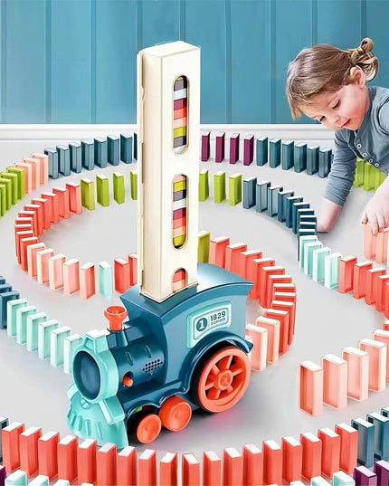 Train Toy Domino Set for Kids BPA Free Plastic with Sound Effects