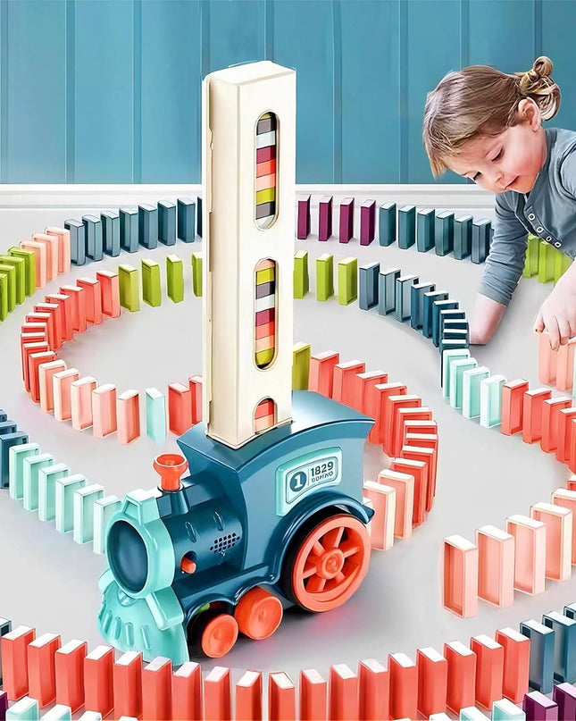 Train Toy Domino Set for Kids BPA Free Plastic with Sound Effects