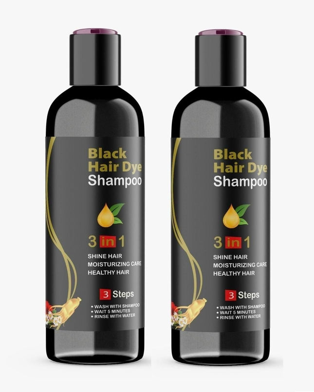BLOSDREAM Black Hair Shampoo 3 in 1-100ml (Pack of 2)