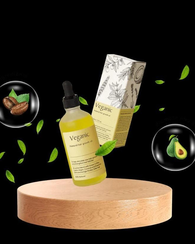 Vegan Natural Hair Growth Oil (Pack of 2)
