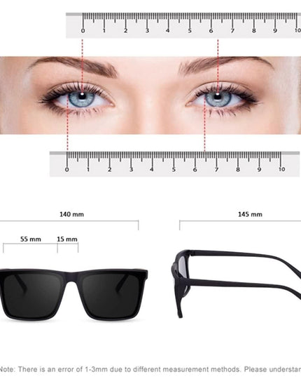 Polarized Retro Square Sunglasses