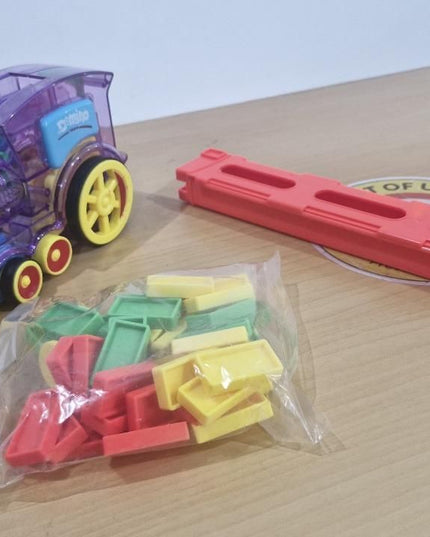 Train Toy Domino Set for Kids BPA Free Plastic with Sound Effects