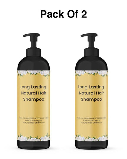 Long Lasting Natural Hair Dye Shampoo 100ML (Pack of 2)