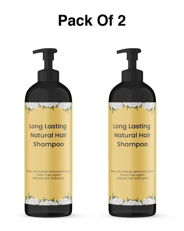 Long Lasting Natural Hair Dye Shampoo 100ML (Pack of 2)