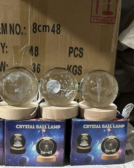 3D Crystal Lamp Ball(Assorted Design)