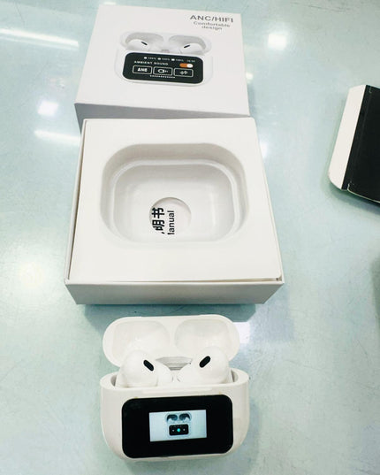 Smart Wireless Earbuds with LCD Touch Screen