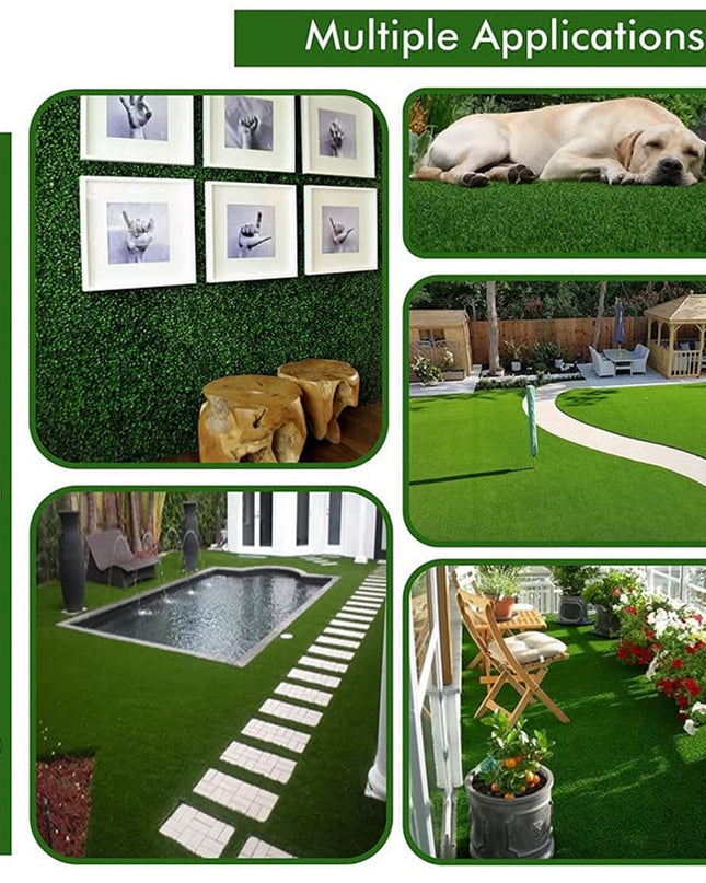 0612 Artificial Grass For Balcony Or Doormat Soft And Durable Plastic Turf Carpet 58x38cm