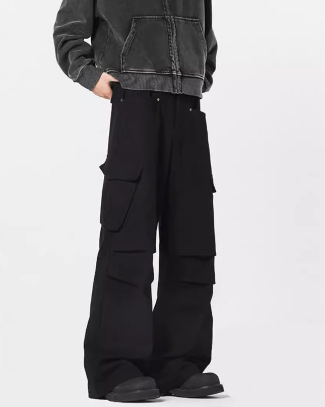 YHP Retro High Street Fashion Trendy Trousers Men's Casual Pants