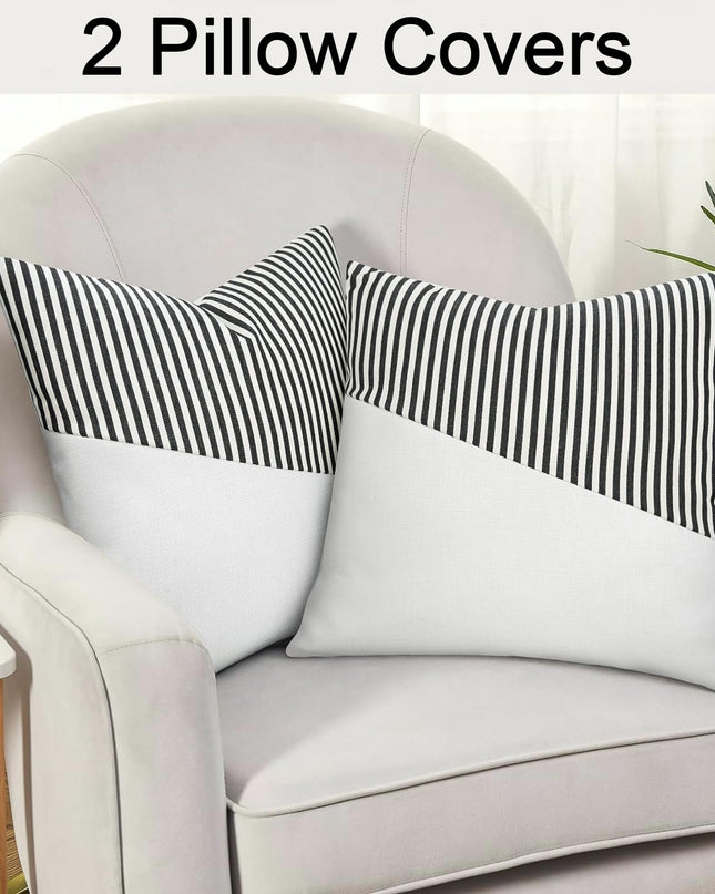 Decorative Pillow Covers Cushion Cases Soft Cotton (26  26 Inch  1 Pair  2 Pc)