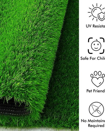 0612 Artificial Grass For Balcony Or Doormat Soft And Durable Plastic Turf Carpet 58x38cm