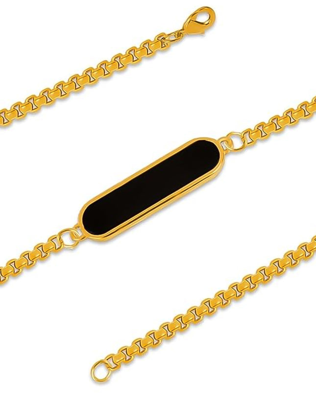 Golden Bracelet Rakhi Gift Bracelet (1 Pc)