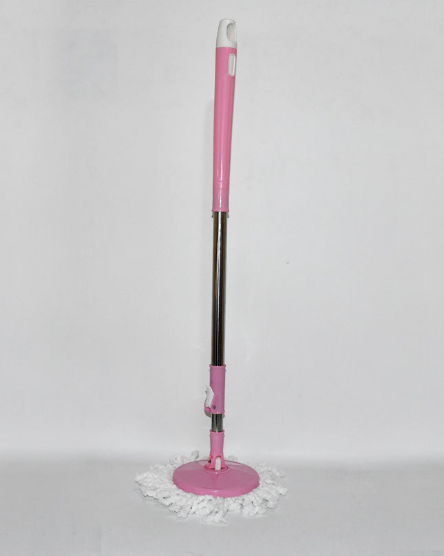 0842 Home Cleaning - Stainless Steel 360 Degree Rotating Pole Microfiber Mop Rod Stick