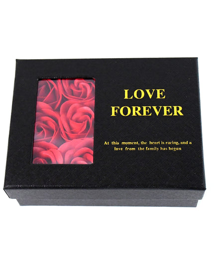 Rose Flower Gift Box Handmade Eternal Rose With I Love You Necklace Valentines Day