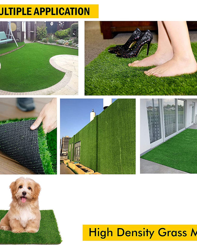 0612 Artificial Grass For Balcony Or Doormat Soft And Durable Plastic Turf Carpet 58x38cm