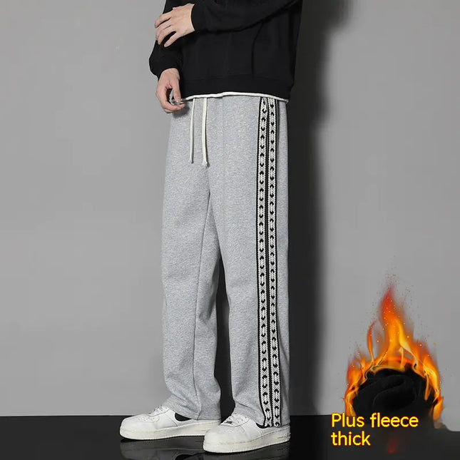 YHP Trendy All-Matching Straight Casual Exercise Pants