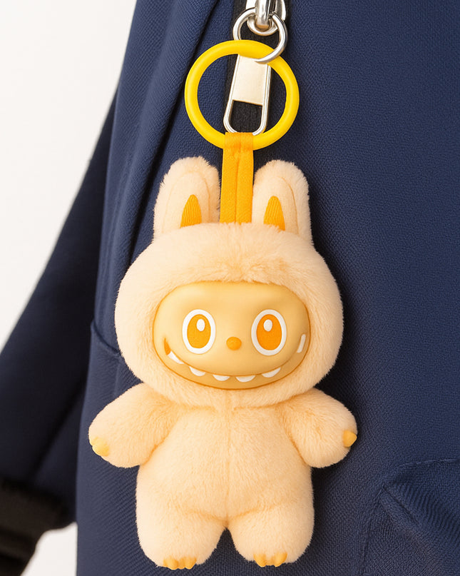 Plush Toy Cartoon Keychain With Hook Assorted Colorful Animal Design  1 Pc (Mix Design)