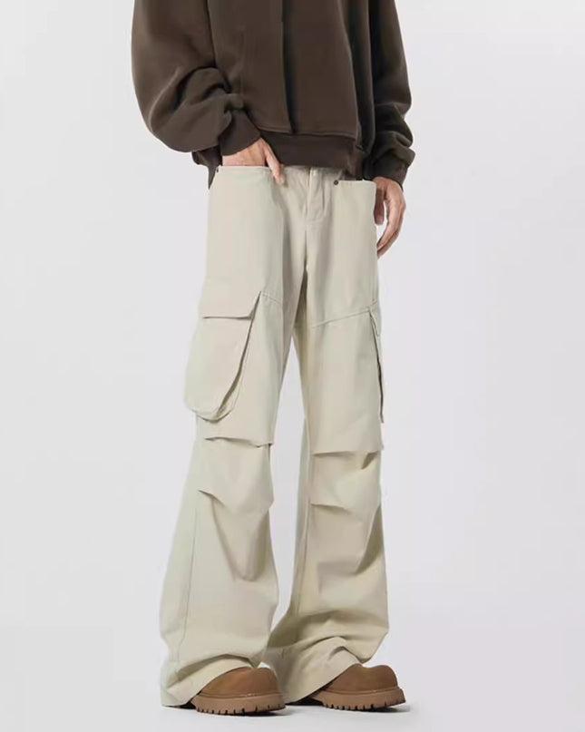 YHP Retro High Street Fashion Trendy Trousers Men's Casual Pants