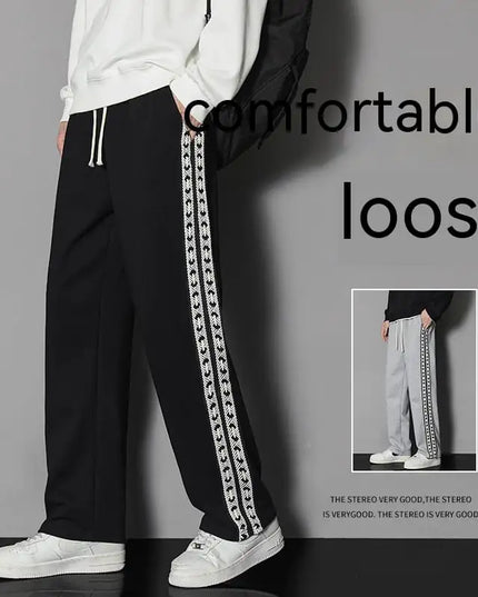 YHP Trendy All-Matching Straight Casual Exercise Pants