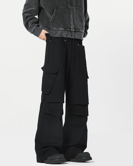 YHP Retro High Street Fashion Trendy Trousers Men's Casual Pants
