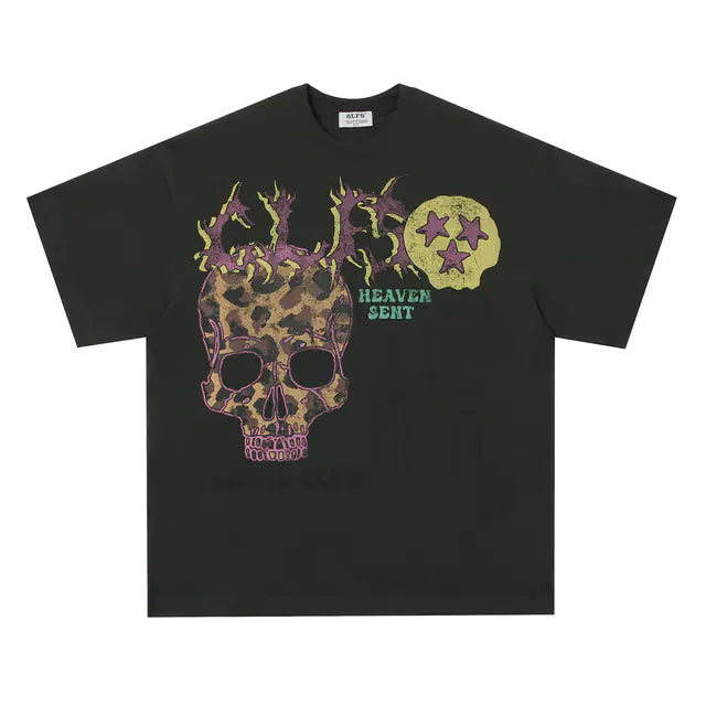 YHP Graphic Skull T-Shirts T955