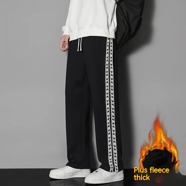 YHP Trendy All-Matching Straight Casual Exercise Pants