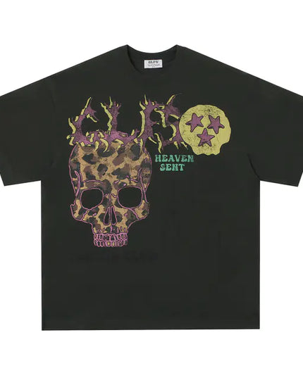 YHP Graphic Skull T-Shirts T955