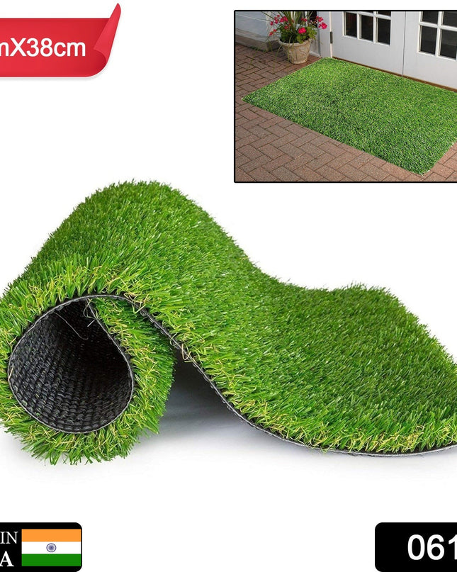 0612 Artificial Grass For Balcony Or Doormat Soft And Durable Plastic Turf Carpet 58x38cm